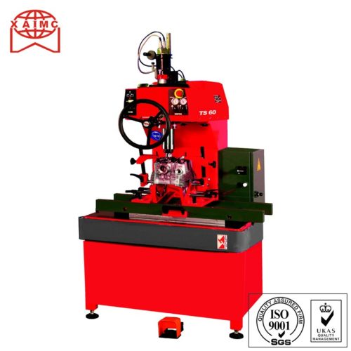 TS60 valve seat and valve guide cutting machine for repair motorcycle and small automotive multi-valve cylinder head